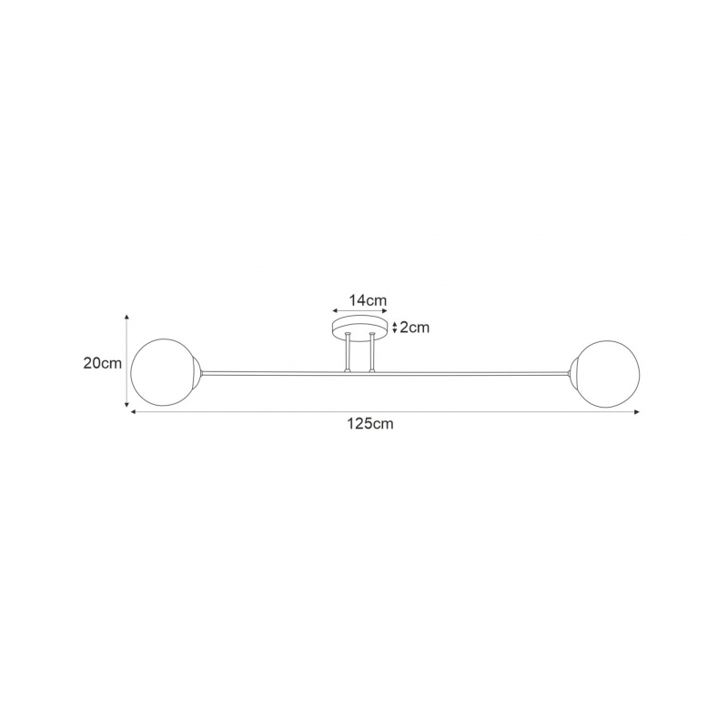 Lampa sufitowa ISLA K-4913