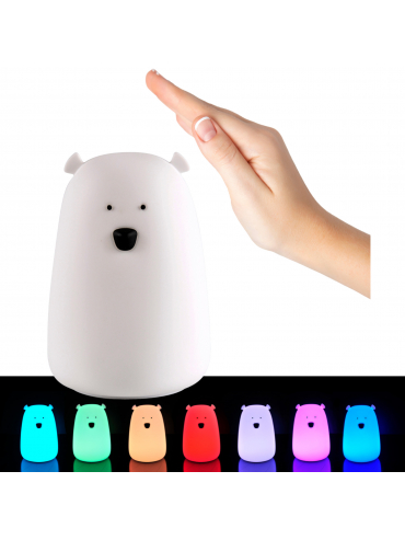 Lampa stołowa MIŚ BIAŁY „TAP TAP” 12952