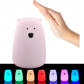 Lampa stołowa MIŚ RÓŻOWY „TAP TAP” 12976