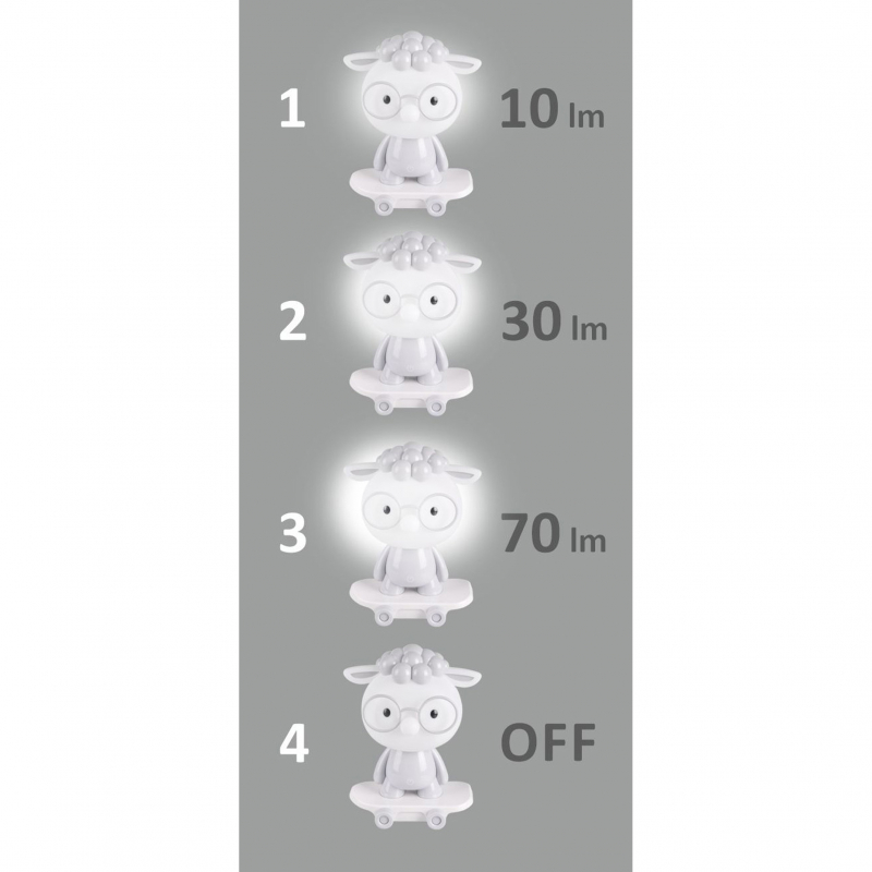 Lampa stołowa OWCA NA DESKOROLCE 14802