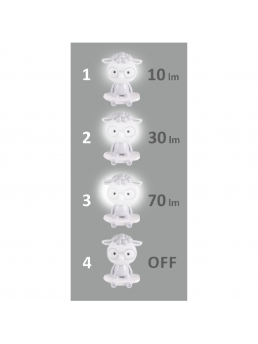 Lampa stołowa OWCA NA DESKOROLCE 14802