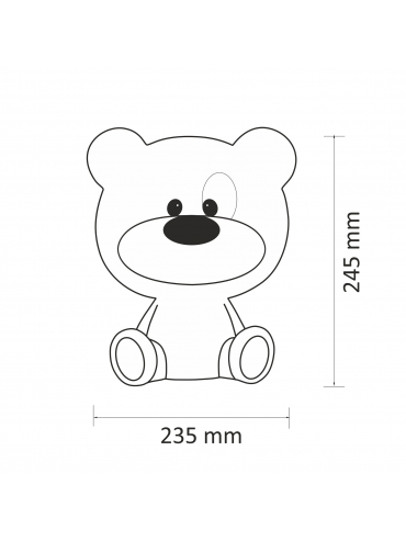 Lampa stołowa MIŚ BIBI 09891