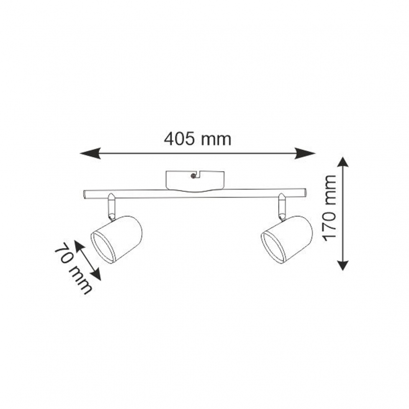 Lampa sufitowa RAWI 2 18312