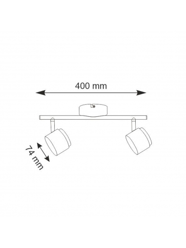 Lampa sufitowa KUBIK 2 18220