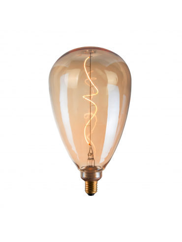 Żarówka dekoracyjna DECOVINTAGE LED Filament S173 Amber 4W, 260lm, 1800K 17803