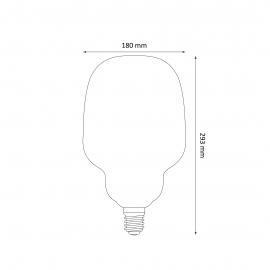 Żarówka dekoracyjna DECOVINTAGE LED Filament S180 Amber E27 4W 260lm, 1800K 17858
