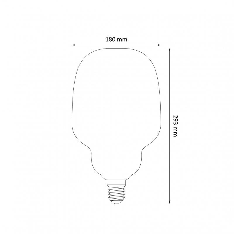 Żarówka dekoracyjna DECOVINTAGE LED Filament S180 Amber E27 4W 260lm, 1800K 17858