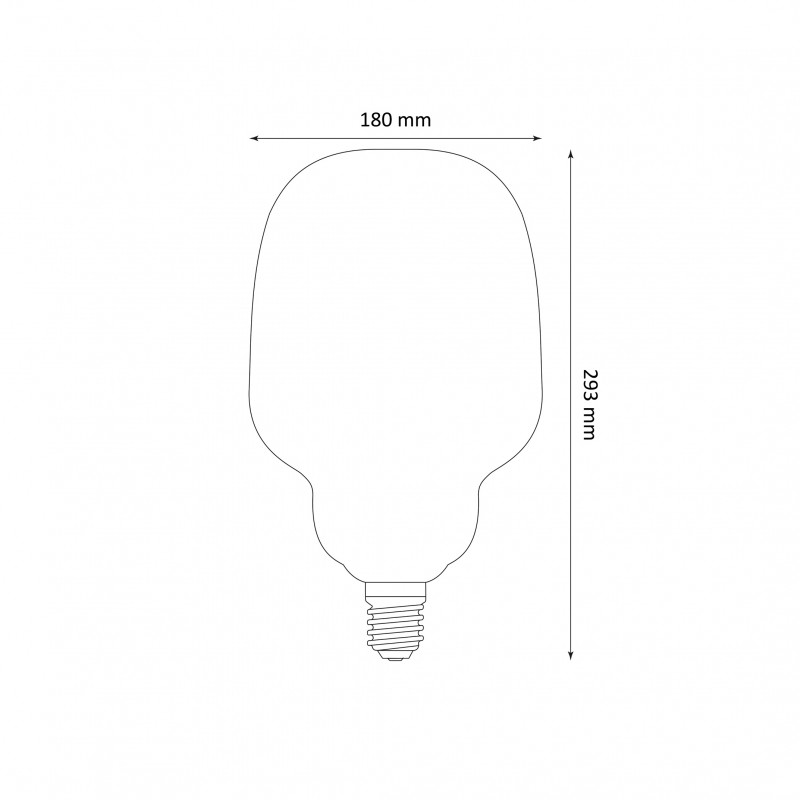 Żarówka dekoracyjna DECOVINTAGE Led Filament S180 Smoke E27 4W 50lm Extra WW 17865