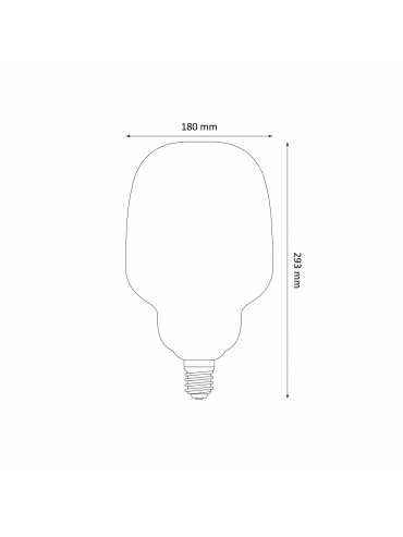 Żarówka dekoracyjna DECOVINTAGE Led Filament S180 Smoke E27 4W 50lm Extra WW 17865