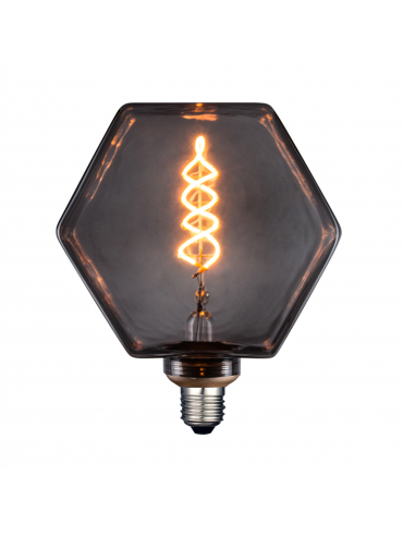 Żarówka dekoracyjna DECOVINTAGE Led Filament LB160 Smoke E27 4W 260lm 1800K 17896