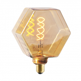 Żarówka dekoracyjna DECOVINTAGE Led Filament LB160 Amber E27 4W 260lm 1800K 17889