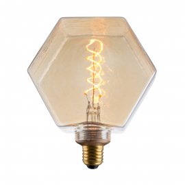 Żarówka dekoracyjna DECOVINTAGE Led Filament LB160 Amber E27 4W 260lm 1800K 17889