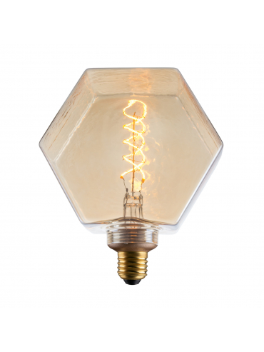 Żarówka dekoracyjna DECOVINTAGE Led Filament LB160 Amber E27 4W 260lm 1800K 17889
