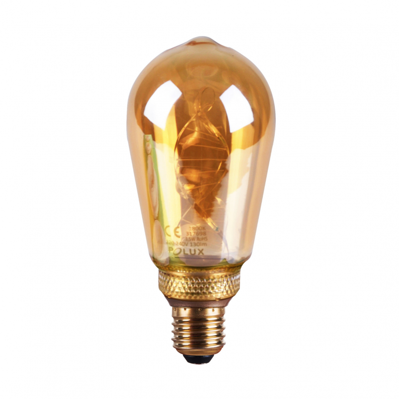 Żarówka dekoracyjna DecoVintage Led ST64 Amber Pillar E27 3,5W 130lm 1800K 17698