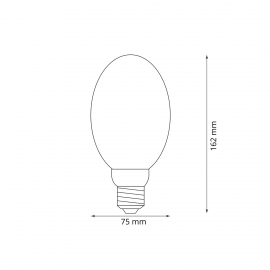 Żarówka dekoracyjna DecoVintage Led B75 Amber Pillar E27 4W 200lm 1800K 17704
