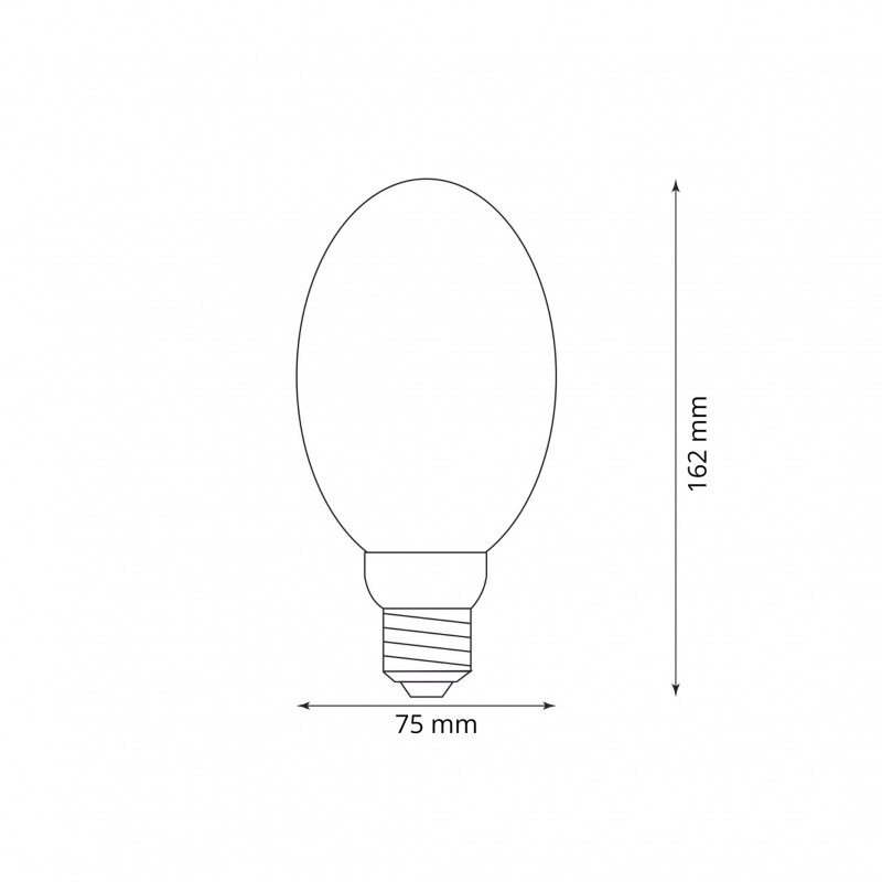 Żarówka dekoracyjna DecoVintage Led B75 Amber Pillar E27 4W 200lm 1800K 17704