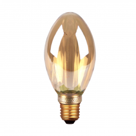 Żarówka dekoracyjna DecoVintage Led B75 Amber Pillar E27 4W 200lm 1800K 17704