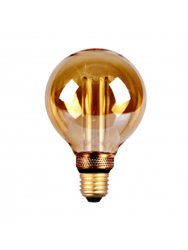 Żarówka dekoracyjna DecoVintage Led G95 Amber Pillar E27 4W 200lm 1800K 17728