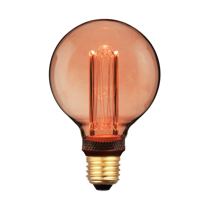 Żarówka dekoracyjna DecoVintage Led G95 Amber Pillar E27 4W 200lm 1800K 17728