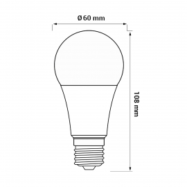 Żarówka LED ORO-ATOS-E27-A60-7,5W-CW 6500K