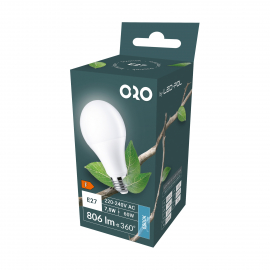 Żarówka LED ORO-ATOS-E27-A60-7,5W-CW 6500K