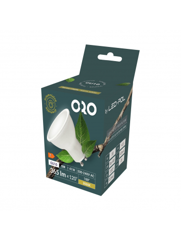 Żarówka LED ORO-ATOS-GU10-5W-WW-DIMM 3000K