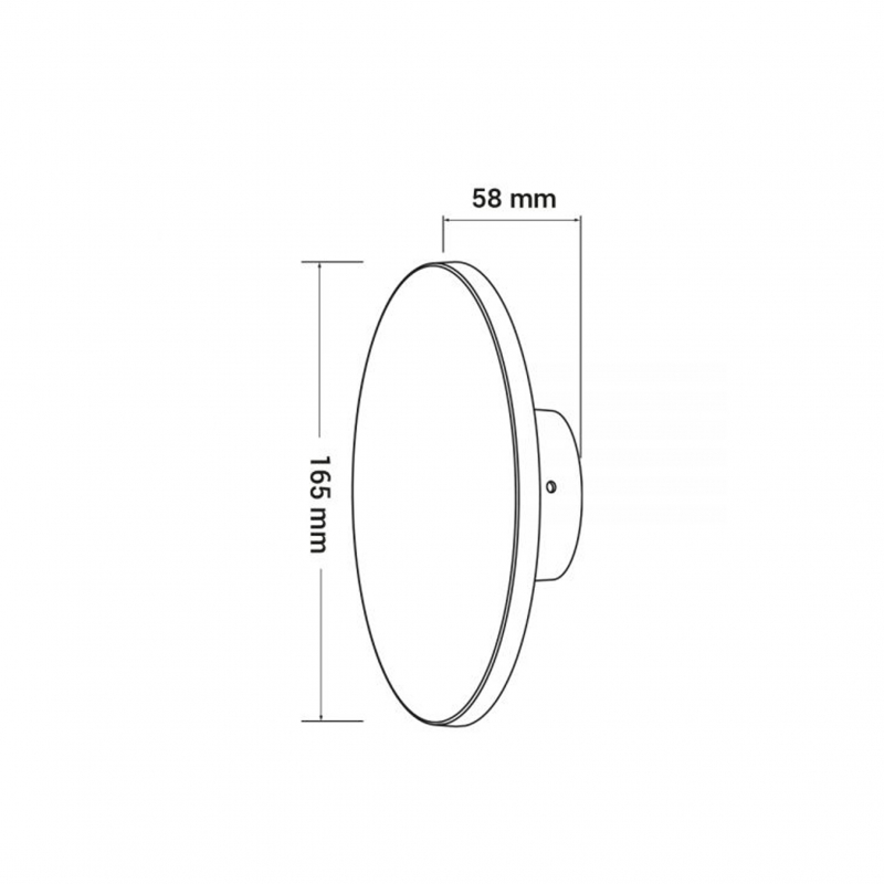 Kinkiet zewnętrzny ORO-FALENA-8W-2-DW