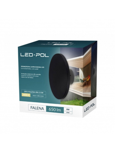 Kinkiet zewnętrzny ORO-FALENA-8W-2-DW