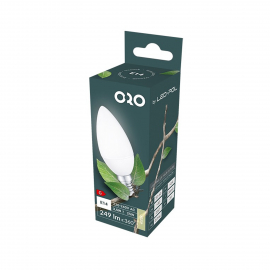 Żarówka ORO-E14-C37-TOTO-3,5W-DW 4000K