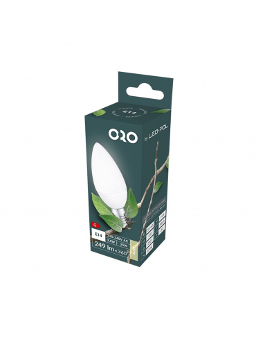 Żarówka ORO-E14-C37-TOTO-3,5W-DW 4000K