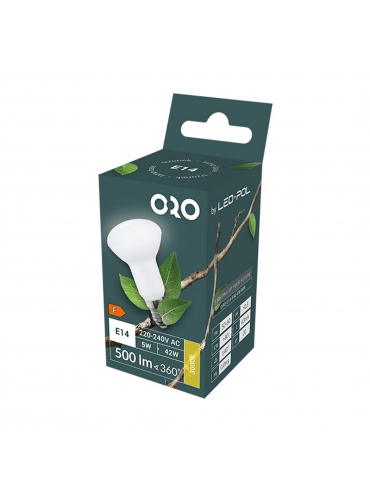 Żarówka ORO-E14-R50-5W-WW 3000K