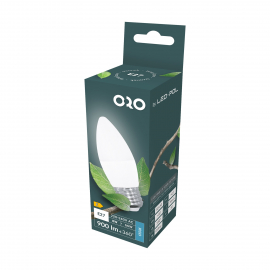 Żarówka ORO-E27-C37-TOTO-8W-CW 6500K