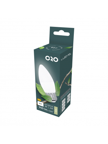 Żarówka ORO-E27-C37-TOTO-8W-DW 4000K