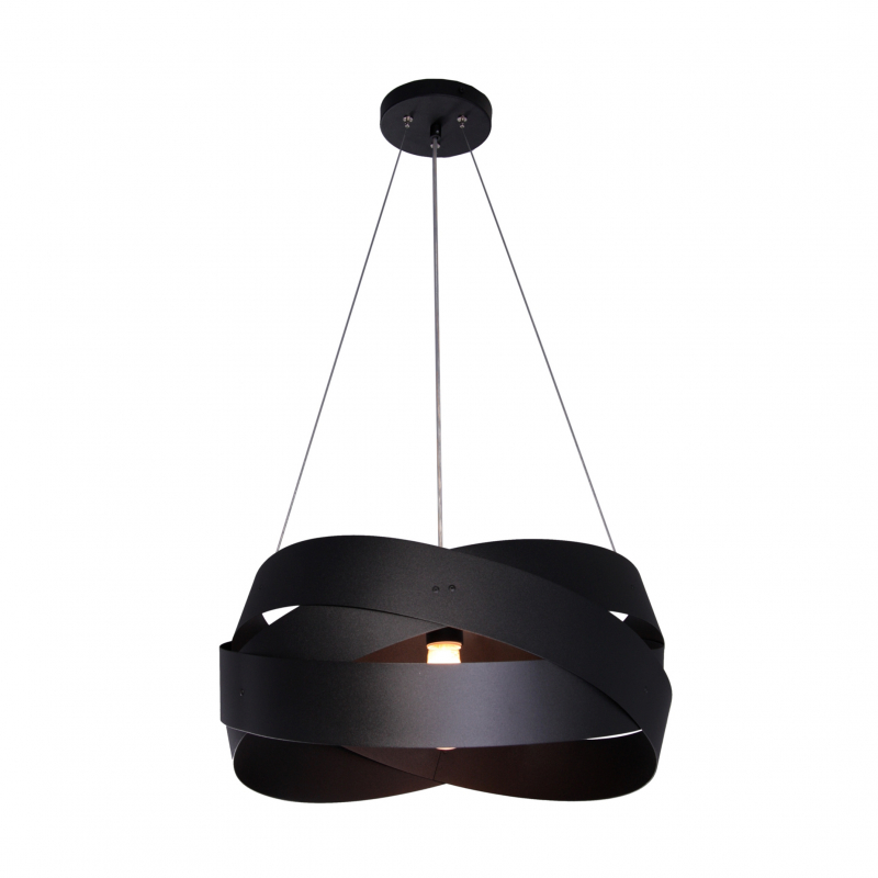 Lampa wisząca TORNADO Ø50 czarna