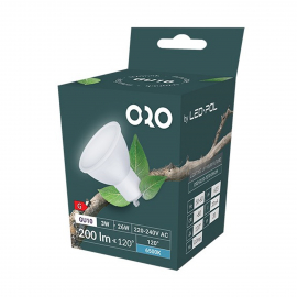Żarówka ORO-GU10-TOTO-3W-CW 6500K