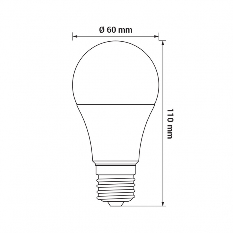 Żarówka ORO-E27-A60-6,5W-RGBW 4000K