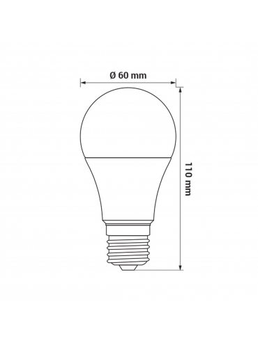 Żarówka ORO-E27-A60-6,5W-RGBW 4000K