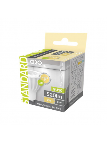 Żarówka ORO-GU10-LUPO-7W-DW-II 4000K