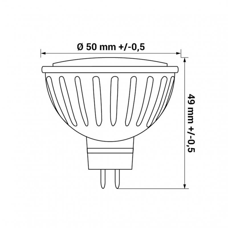 Żarówka ORO-MR16-SIX-6W-BD 4000K