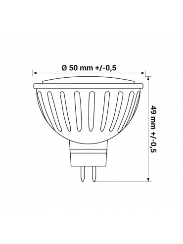 Żarówka ORO-MR16-SIX-6W-BD 4000K