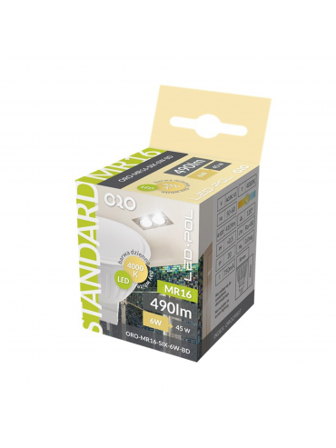 Żarówka ORO-MR16-SIX-6W-BD 4000K