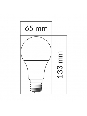 Żarówka ORO-E27-A65-WIFI-DRIVE-15W-RGBW