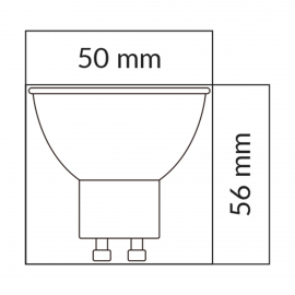 Żarówka ORO-GU10-WIFI-DRIVE-5,5W-RGBW