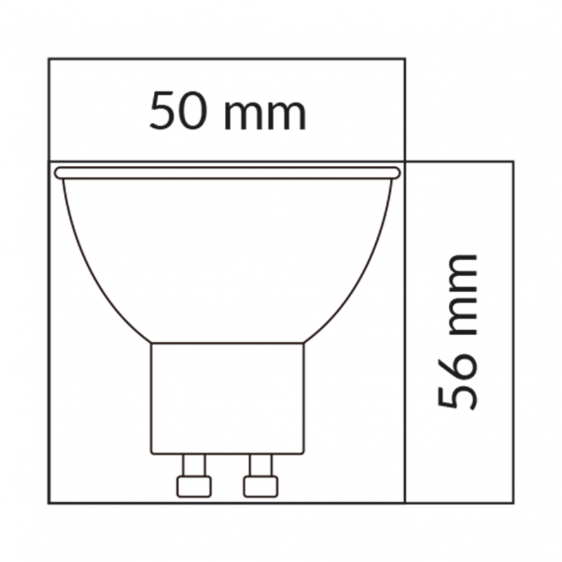 Żarówka ORO-GU10-WIFI-DRIVE-5,5W-RGBW