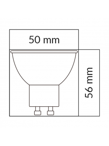 Żarówka ORO-GU10-WIFI-DRIVE-5,5W-RGBW