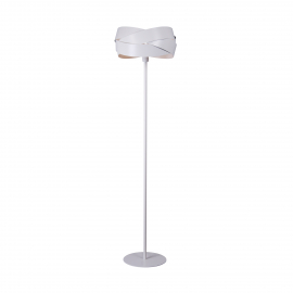 Lampa podłogowa TORNADO biała