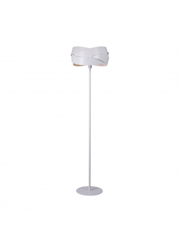 Lampa podłogowa TORNADO biała