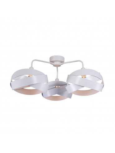 Lampa sufitowa TORNADO 3-punktowa biała