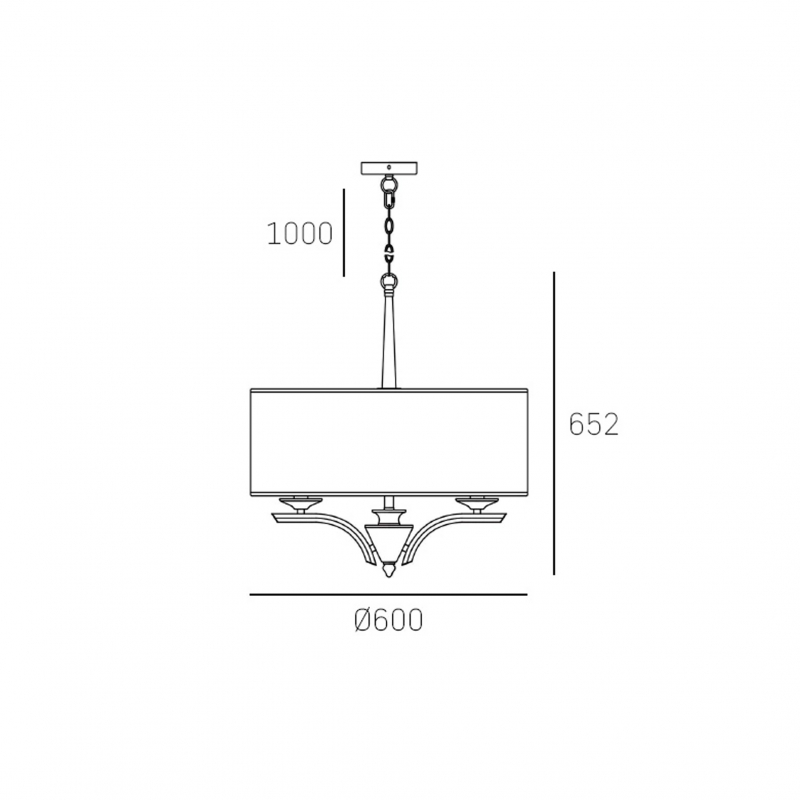 Lampa wisząca ATLANTA P05797AU