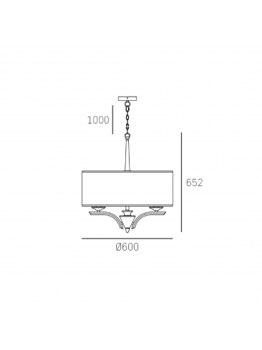 Lampa wisząca ATLANTA P05797AU